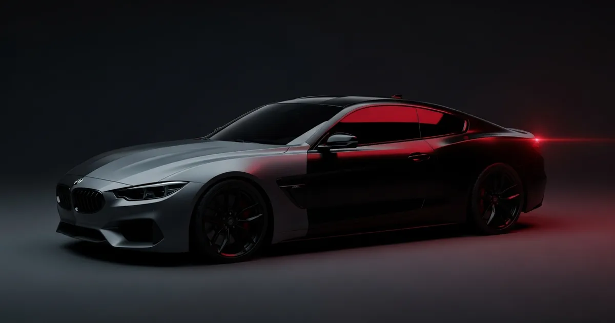 A car silhouette split into a front-only shaded region and a fully shaded body, illustrating full front versus full body paint protection film coverage.